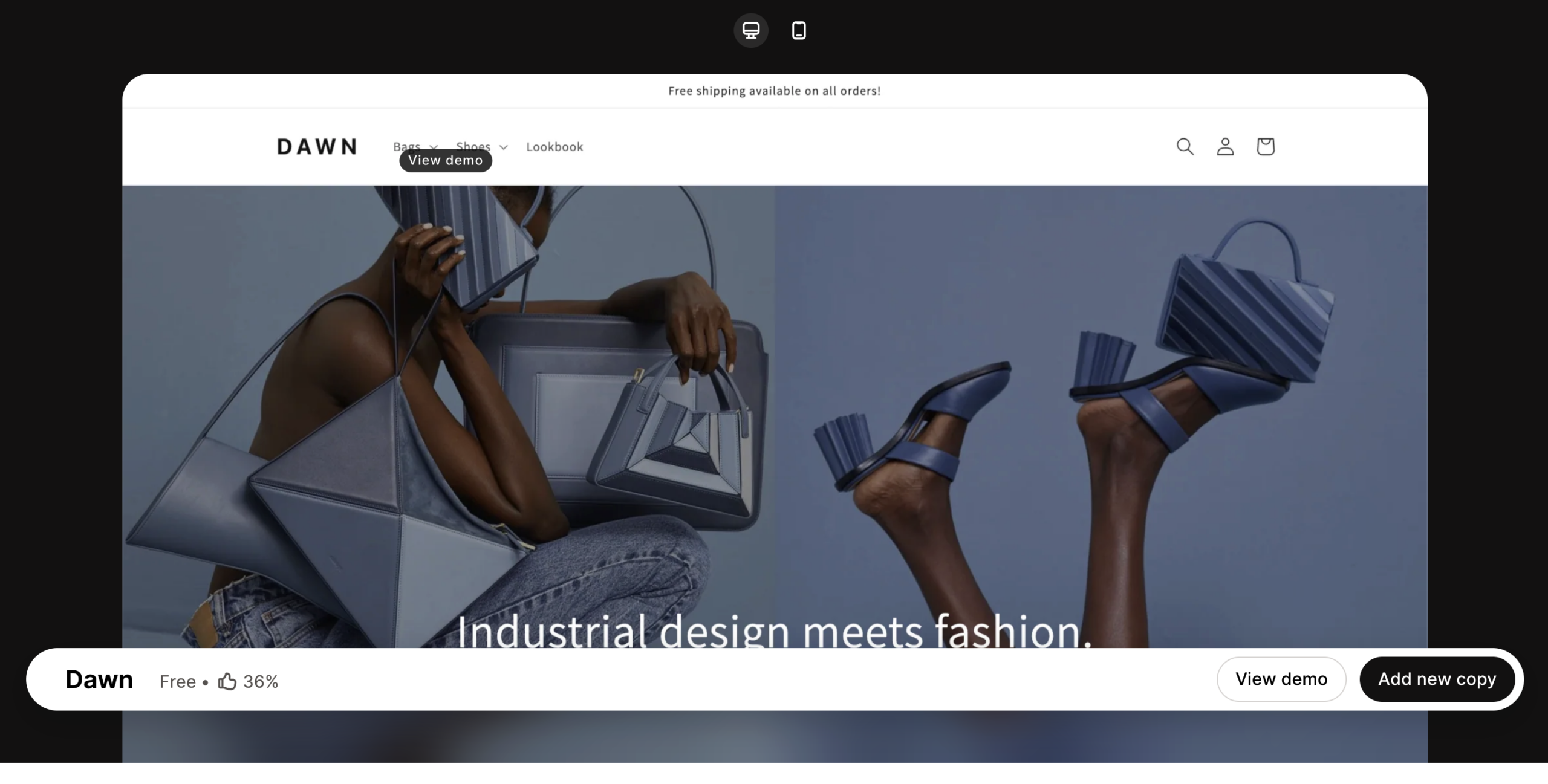 Dawn shopify